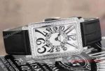 Replica Franck Muller Long Island Watch SS White Face Diamond Bezel